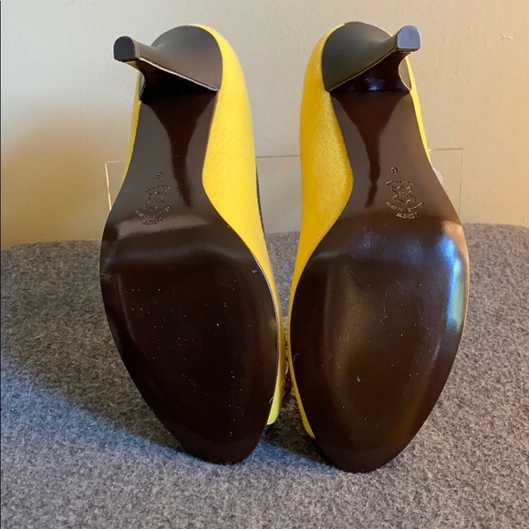 NWOT! JCrew | Italian Yellow Jewel/Feather Pumps (8) - Picture 5 of 5